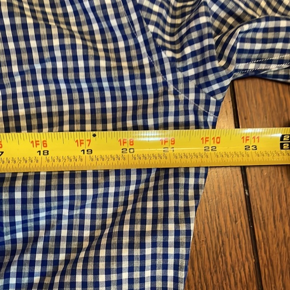 Brooks Brothers Regent Regular Shirt Button Down Collar. Blue and white. Medium - Picture 5 of 8